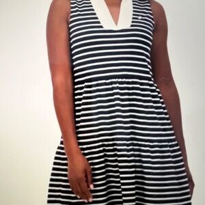 NWOT - Nautica Blue and White Striped Casual Dress - XS